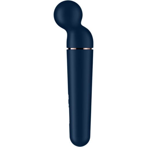 SATISFYER – PLANET WAND-ER MASAJEADOR VIBRADOR AZUL - intimamenities.com