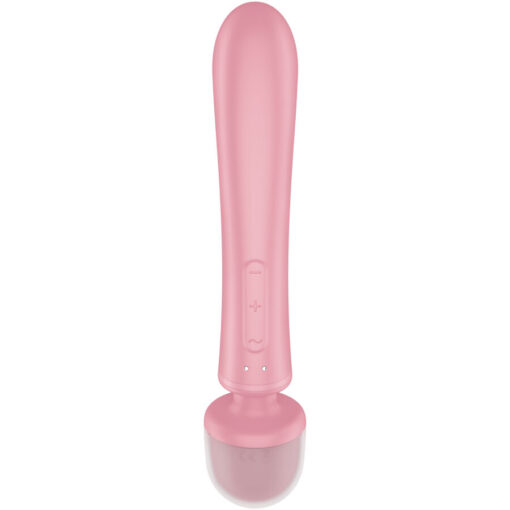 SATISFYER – TRIPLE LOVER MASAJEADOR VIBRADOR RABBIT ROSA - intimamenities.com