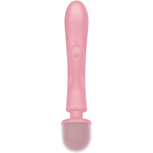 SATISFYER – TRIPLE LOVER MASAJEADOR VIBRADOR RABBIT ROSA - intimamenities.com