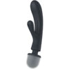 SATISFYER – TRIPLE LOVER MASAJEADOR VIBRADOR RABBIT GRIS - intimamenities.com