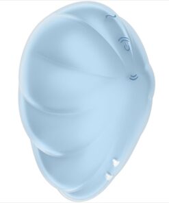 SATISFYER – CLOUD DANCER AZUL VIBRADOR AIR PULSE - intimamenities.com