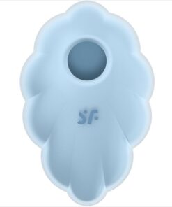 SATISFYER – CLOUD DANCER AZUL VIBRADOR AIR PULSE - intimamenities.com