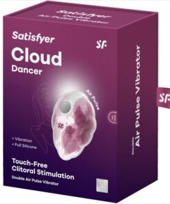SATISFYER – CLOUD DANCER ROJO VIBRADOR AIR PULSE - intimamenities.com