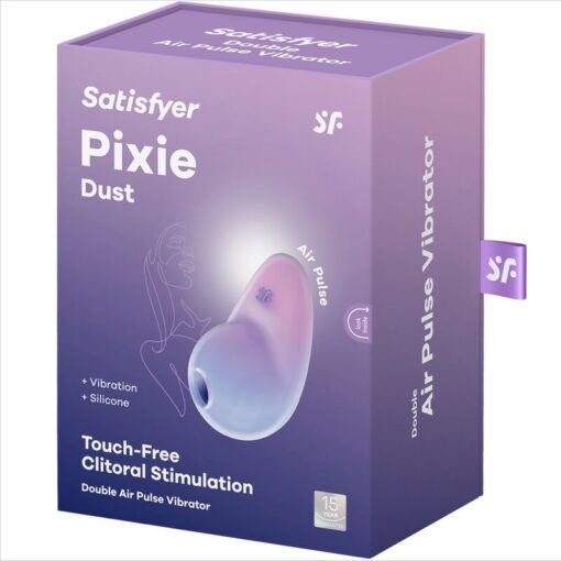 SATISFYER – PIXIE DUST LILA ESTIMULADOR AIR PLUSE - intimamenities.com