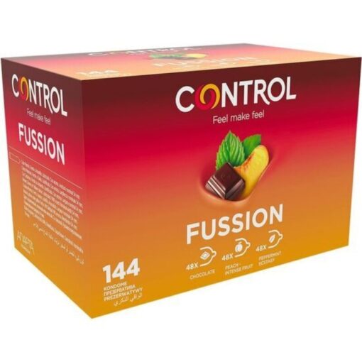 CONTROL – ADAPTA FUSSION PRESERVATIVOS 144 UNIDADES - intimamenities.com