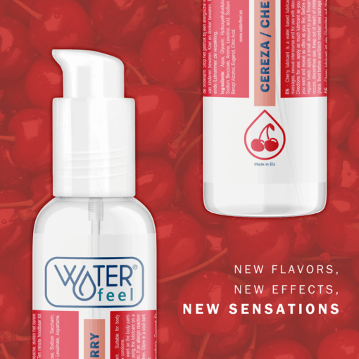 WATERFEEL – LUBRICANTE CEREZA 175 ML - intimamenities.com