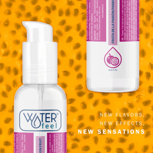WATERFEEL – LUBRICANTE BASE AGUA FRUTA DE LA PASIÓN 175 ML - intimamenities.com
