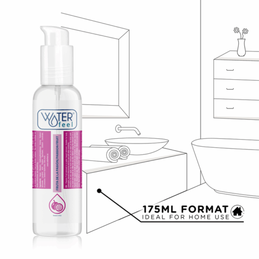 WATERFEEL – LUBRICANTE BASE AGUA FRUTA DE LA PASIÓN 175 ML - intimamenities.com