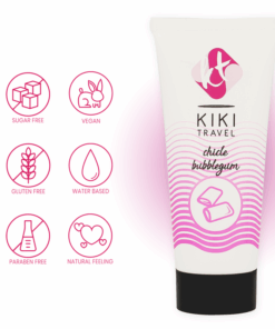 KIKÍ TRAVEL – LUBRICANTE SABOR A CHICLE 50 ML - intimamenities.com