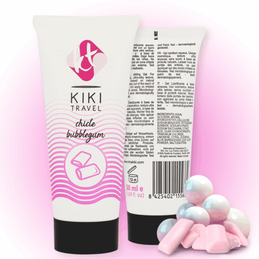 KIKÍ TRAVEL – LUBRICANTE SABOR A CHICLE 50 ML - intimamenities.com