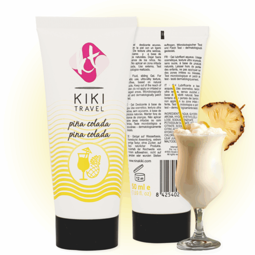 KIKÍ TRAVEL – LUBRICANTE SABOR A PIÑA COLADA 50 ML - intimamenities.com