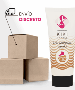 KIKÍ TRAVEL – GEL DESLIZANTE SABOR A TARTA AMERICANA CUPCAKE 50 ML - intimamenities.com