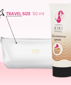 KIKÍ TRAVEL – GEL DESLIZANTE SABOR A TARTA AMERICANA CUPCAKE 50 ML - intimamenities.com