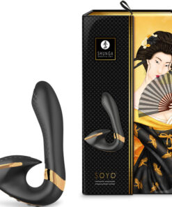 SHUNGA – SOYO MASAJEADOR INTIMO NEGRO - intimamenities.com