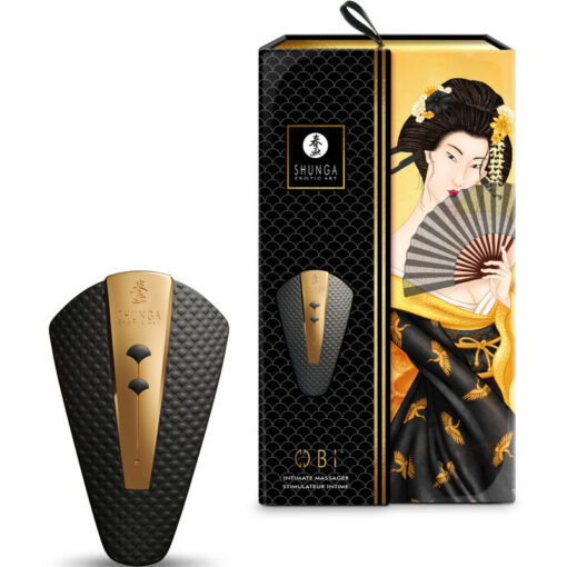 SHUNGA – OBI MASAJEADOR INTIMO NEGRO - intimamenities.com