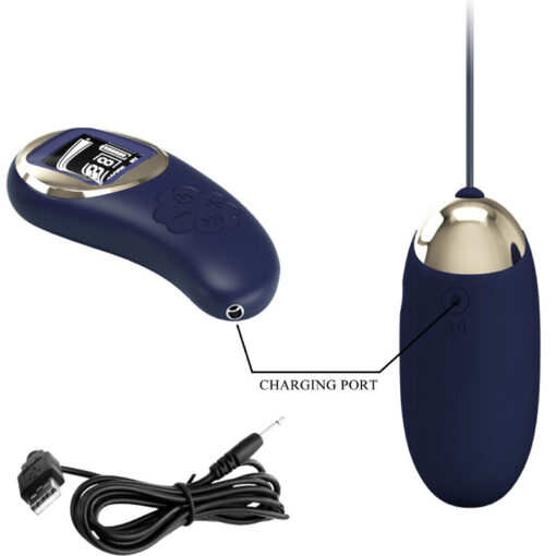 PRETTY LOVE – MINA HUEVO VIBRADOR CONTROL REMOTO AZUL - intimamenities.com