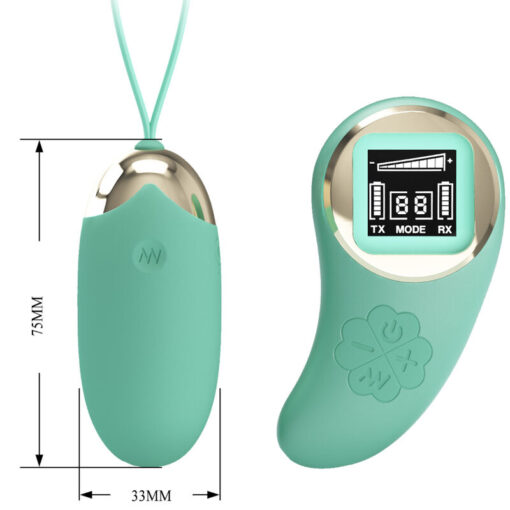 PRETTY LOVE – MINA HUEVO VIBRADOR CONTROL REMOTO VERDE - intimamenities.com