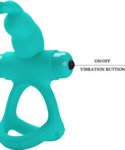 PRETTY LOVE – FIGGY ANILLO VIBRADOR RABBIT VERDE - intimamenities.com
