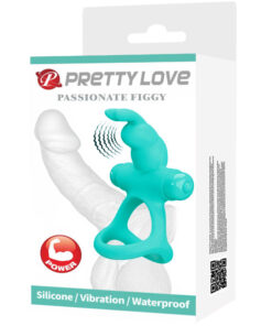 PRETTY LOVE – FIGGY ANILLO VIBRADOR RABBIT VERDE - intimamenities.com