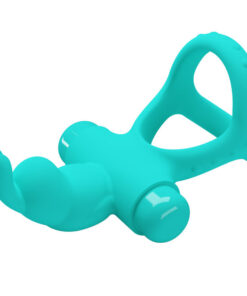 PRETTY LOVE – FIGGY ANILLO VIBRADOR RABBIT VERDE - intimamenities.com