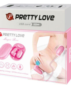 PRETTY LOVE – MAGIC BOX BALA VIBRADORA & ESTIMULADOR ROSA - intimamenities.com