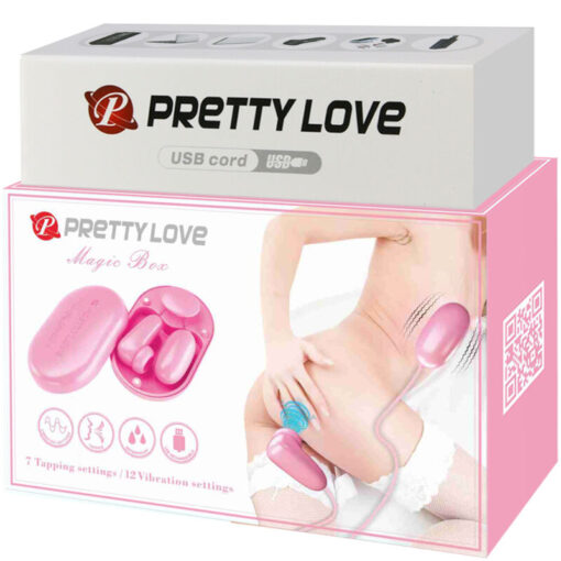 PRETTY LOVE – MAGIC BOX BALA VIBRADORA & ESTIMULADOR ROSA - intimamenities.com