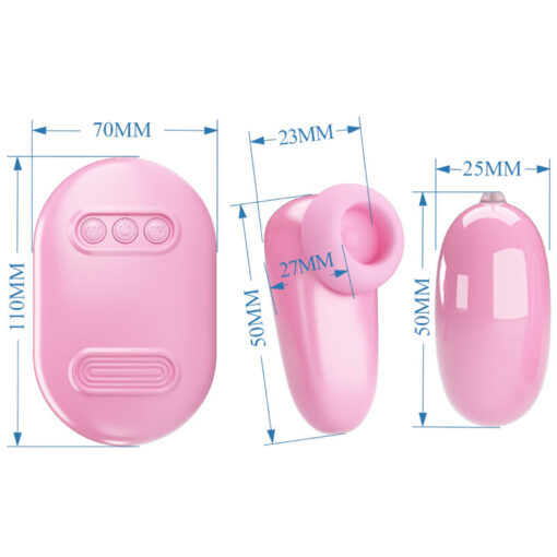 PRETTY LOVE – MAGIC BOX BALA VIBRADORA & ESTIMULADOR ROSA - intimamenities.com