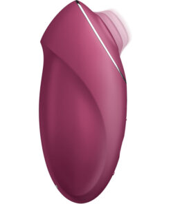 SATISFYER – TAP & CLIMAX 1 VIBRADOR LAY-ON ROJO - intimamenities.com