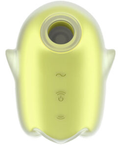SATISFYER – GLOWING GHOST AIR PULSE & VIBRADOR AMARILLO - intimamenities.com