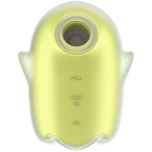 SATISFYER – GLOWING GHOST AIR PULSE & VIBRADOR AMARILLO - intimamenities.com