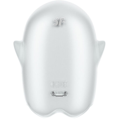 SATISFYER – GLOWING GHOST AIR PULSE & VIBRADOR BLANCO - intimamenities.com
