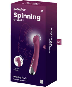 SATISFYER – SPINNING G-SPORT 1 VIBRADOR ROTADOR ROJO - intimamenities.com