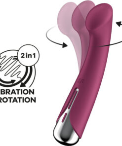 SATISFYER – SPINNING G-SPORT 1 VIBRADOR ROTADOR ROJO - intimamenities.com
