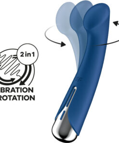 SATISFYER – SPINNING G-SPORT 1 VIBRADOR ROTADOR AZUL - intimamenities.com
