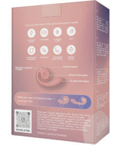 SNAIL VIBE – GIZI ESTIMULADOR DUAL ROSA - intimamenities.com