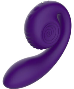 SNAIL VIBE – GIZI ESTIMULADOR DUAL VIOLETA - intimamenities.com