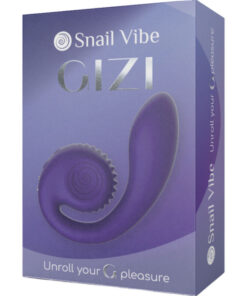 SNAIL VIBE – GIZI ESTIMULADOR DUAL VIOLETA - intimamenities.com