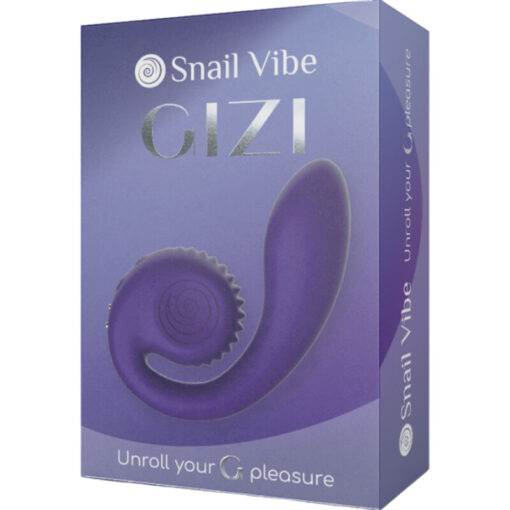 SNAIL VIBE – GIZI ESTIMULADOR DUAL VIOLETA - intimamenities.com
