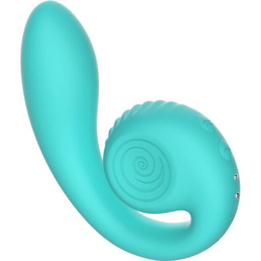 SNAIL VIBE – GIZI ESTIMULADOR DUAL TURQUESA - intimamenities.com