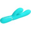 PRETTY LOVE – VIBRADOR PUNTO G MULTIFUNCIÓN VERDE AGUA - intimamenities.com
