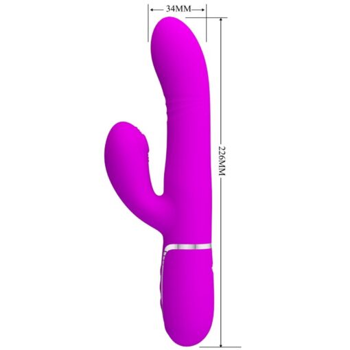 PRETTY LOVE – VIBRADOR PUNTO G MULTIFUNCIÓN FUCSIA - intimamenities.com