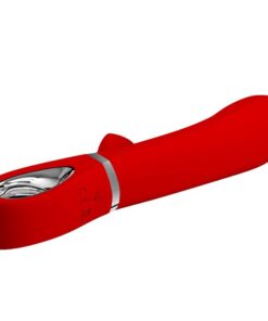 PRETTY LOVE – THOMAS VIBRADOR PUNTO G MULTIFUNCIÓN ROJO - intimamenities.com