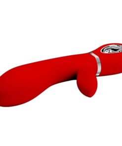 PRETTY LOVE – THOMAS VIBRADOR PUNTO G MULTIFUNCIÓN ROJO - intimamenities.com