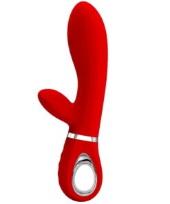 PRETTY LOVE – THOMAS VIBRADOR PUNTO G MULTIFUNCIÓN ROJO - intimamenities.com