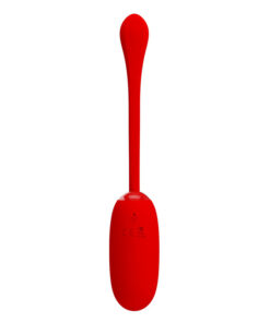 PRETTY LOVE – JULIUS HUEVO VIBRADOR IMPERMEBLE & RECARGABLE ROJO - intimamenities.com