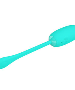 PRETTY LOVE – JULIUS HUEVO VIBRADOR IMPERMEBLE & RECARGABLE VERDE AGUA - intimamenities.com