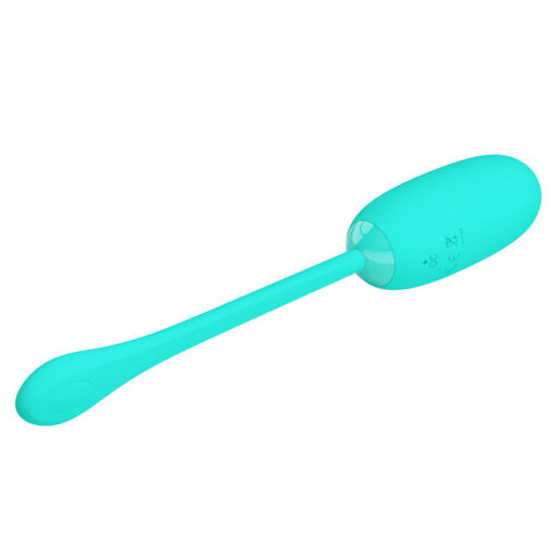 PRETTY LOVE – JULIUS HUEVO VIBRADOR IMPERMEBLE & RECARGABLE VERDE AGUA - intimamenities.com