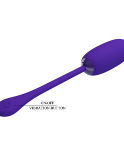 PRETTY LOVE – JULIUS HUEVO VIBRADOR IMPERMEBLE & RECARGABLE LILA - intimamenities.com