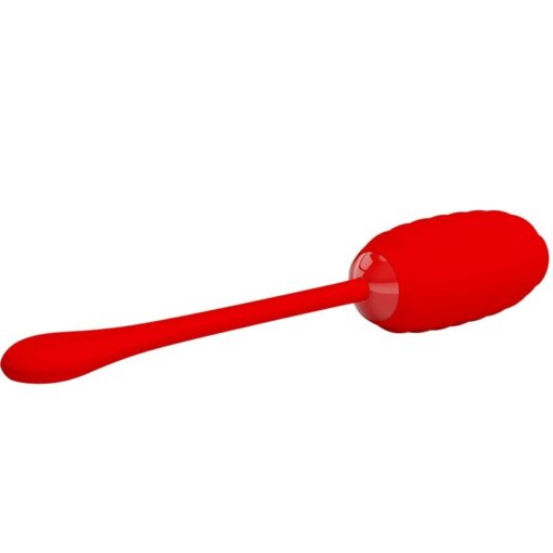PRETTY LOVE – KIRK HUEVO VIBRADOR RECARGABLE ROJO - intimamenities.com