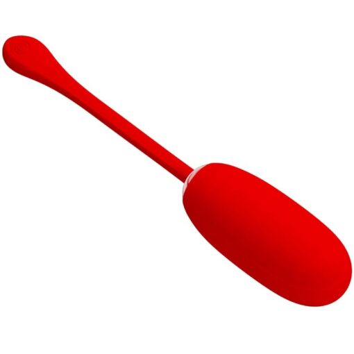 PRETTY LOVE – KIRK HUEVO VIBRADOR RECARGABLE ROJO - intimamenities.com